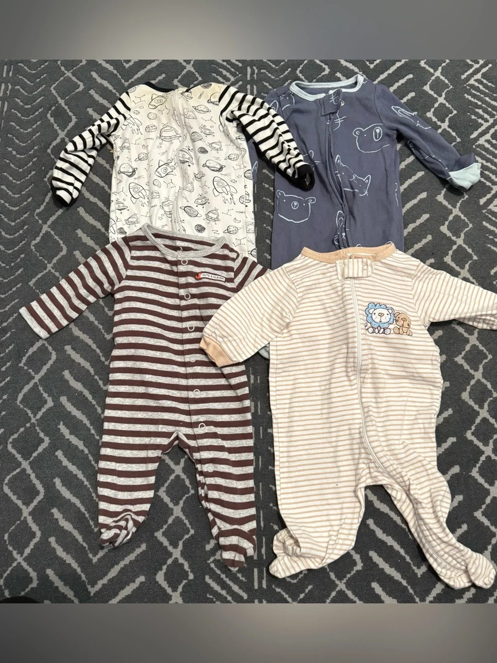 Baby boy sleeper bundle
